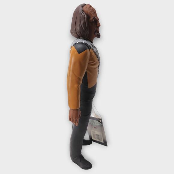 Vintage 1993 Star Trek The Next Generation Lieutenant Worf Figure 10" height - Picture 8 of 9